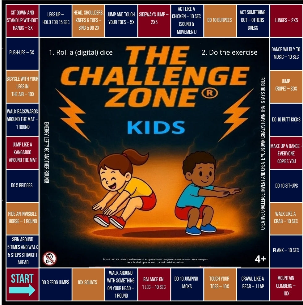 100x100 cm Kids Life-Sized Game Board (English)